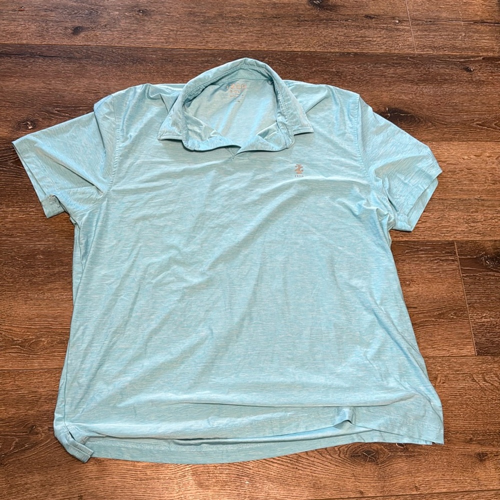 Izod golf light blue polo XXL